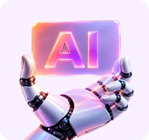 Artificial intelligence development concept — neural network and data