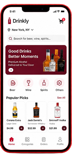 Drinkly Android app