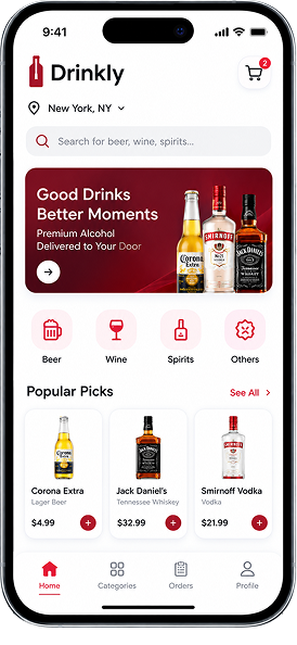 Drinkly iOS app