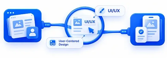 UI and UX design
