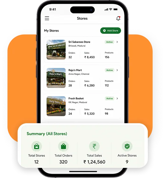 Multi Store Grocery App