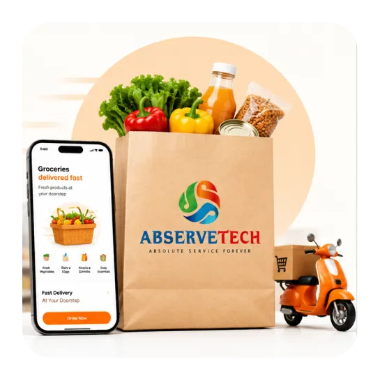 Why choose Abservetech for grocery delivery app development