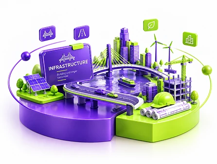 Infrastructure tokenization illustration