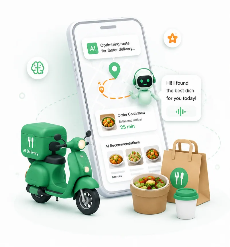 AI food delivery