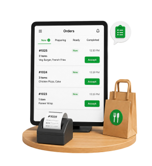 2. Order Management (Restaurant Panel)