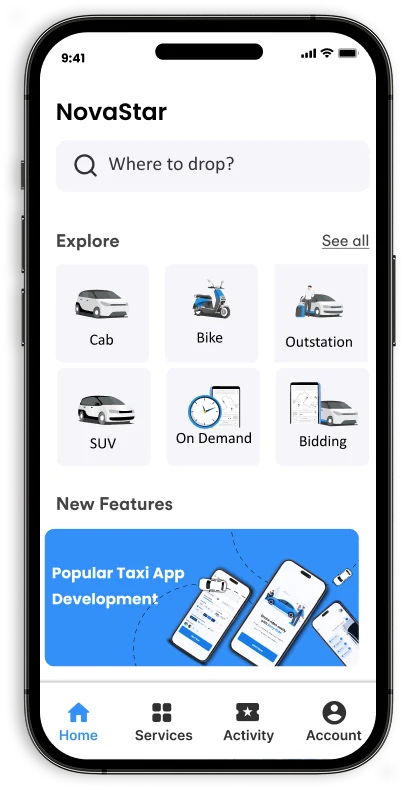 Home screen