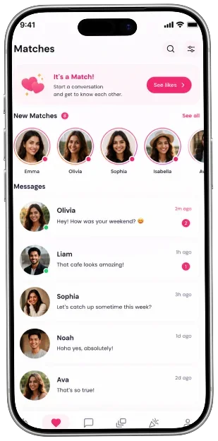Matches screen